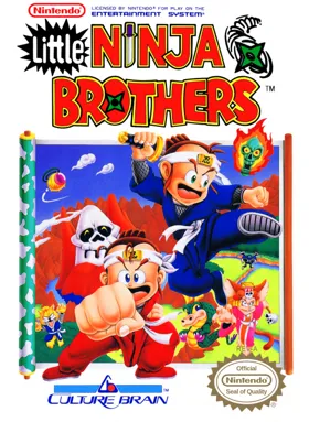 Little Ninja Brothers (USA) box cover front